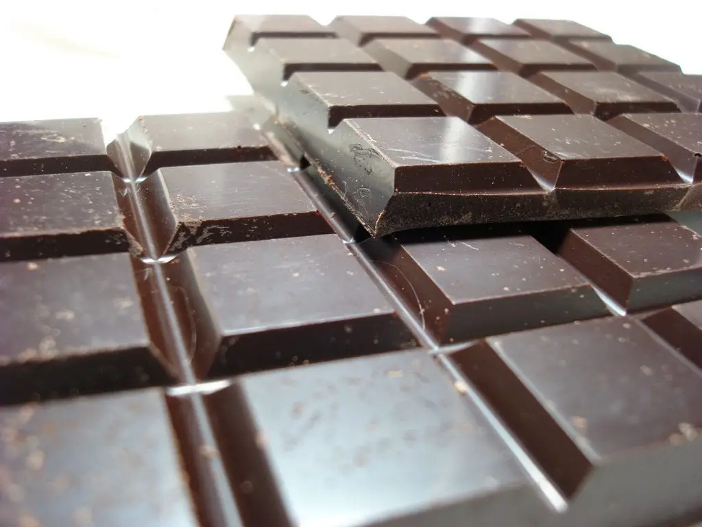 hershey's chocolate bar with little squares